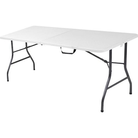Cosco Home And Office Products Table, Folding, 30inWx72inDx29-1/4inH, White CSC14678WSP1